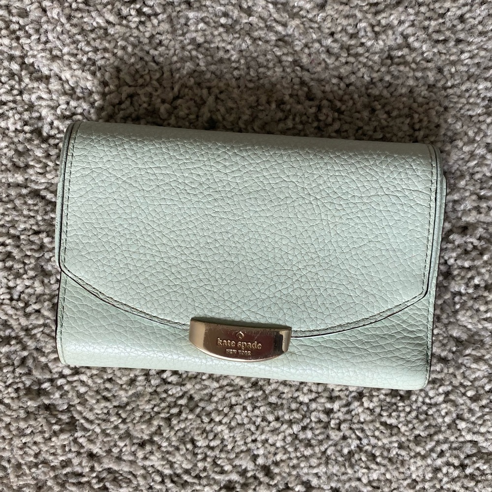 Kate Spade Teal/ Aqua Wallet